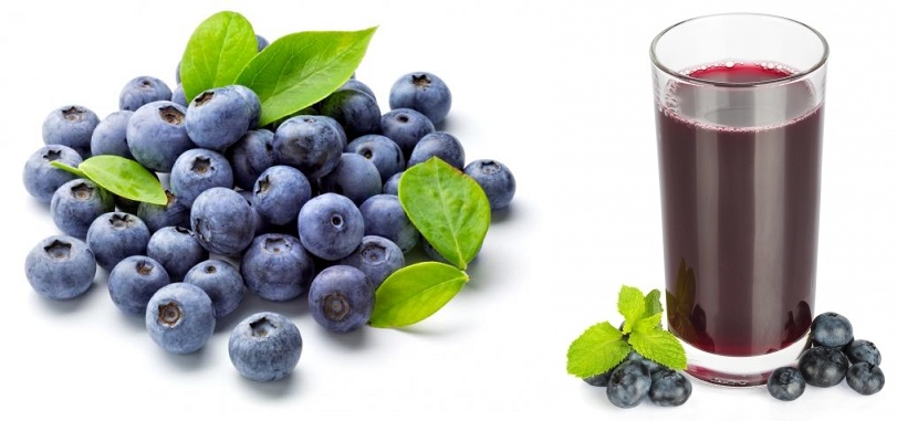 Fruit and Veggie Detox - blueberries