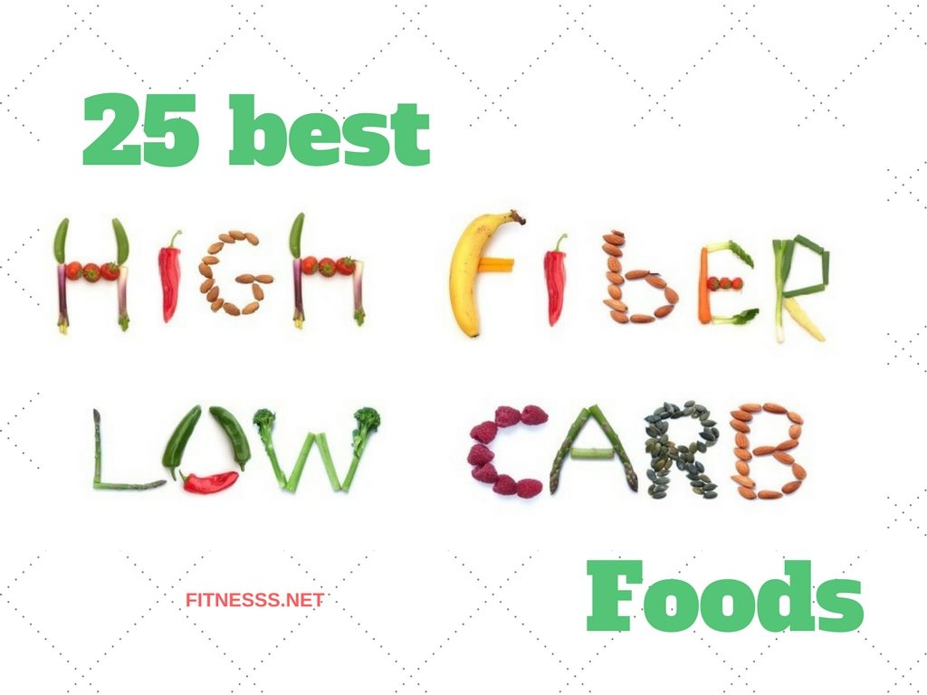25 best high-fiber low-carb foods