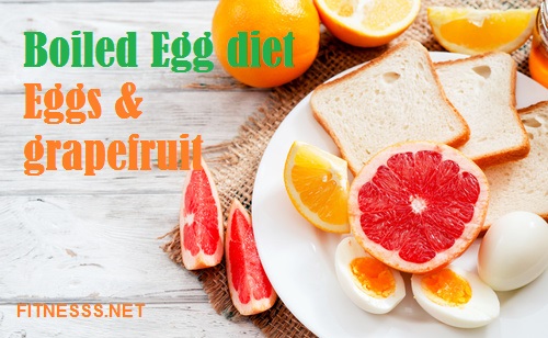 Boiled Egg Diet-Eggs and Grapefruit