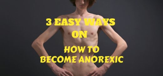How to become anorexic